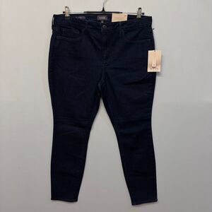 NWT NYDJ Women Ami Skinny Jeans Size 12P 12 Petite Dark Blue Denim D031 -9